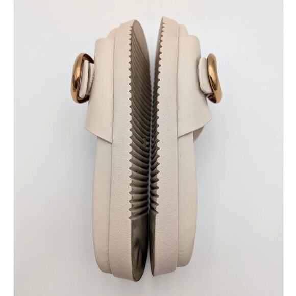 Steve Madden Mandie Slide Sandals Open Toe Women's White Size US6.5M EU37 - Picture 6 of 11